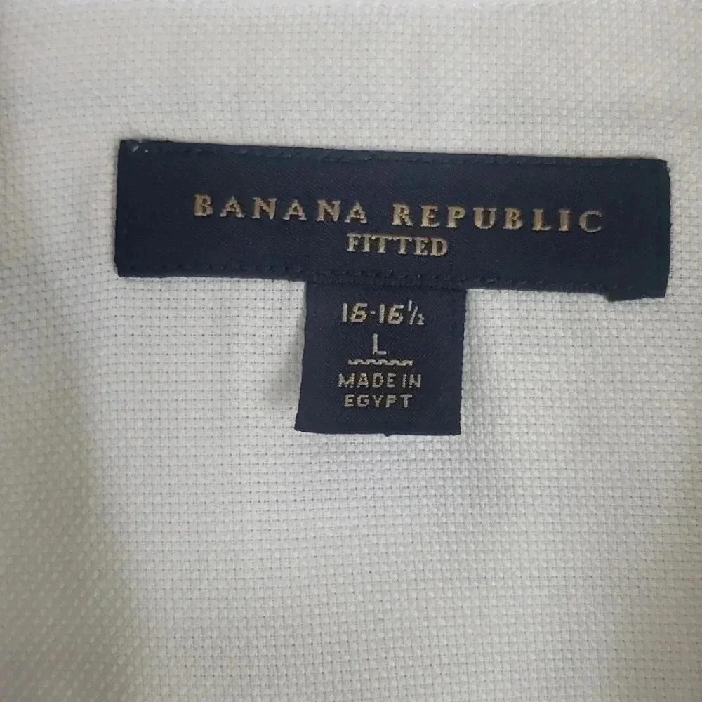 Banana Republic | Fitted Shirt | Size L | 16-16.5